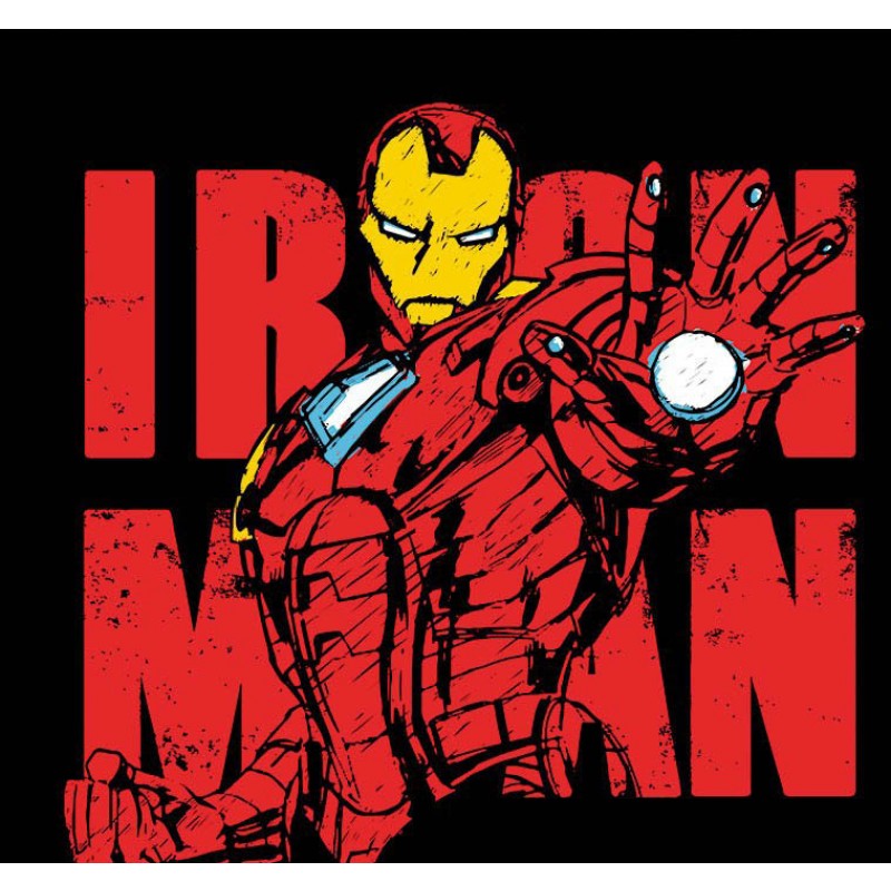 Wonderland t shirt iron man graphic Wonderland