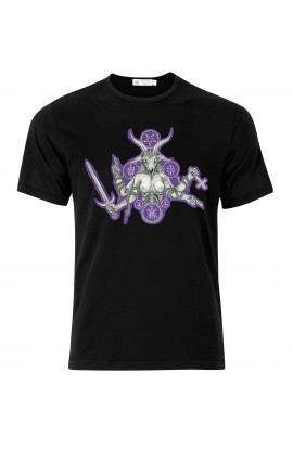 T-shirt Baphomet Purple