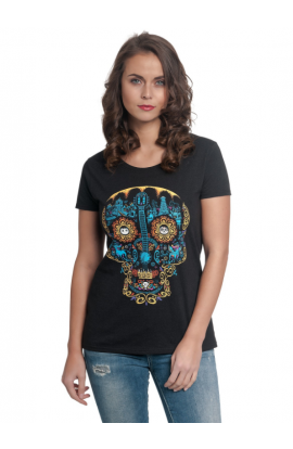 T-shirt Coco Blue Skull
