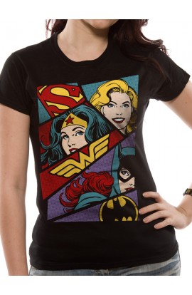 T-shirt DC Heroine Art